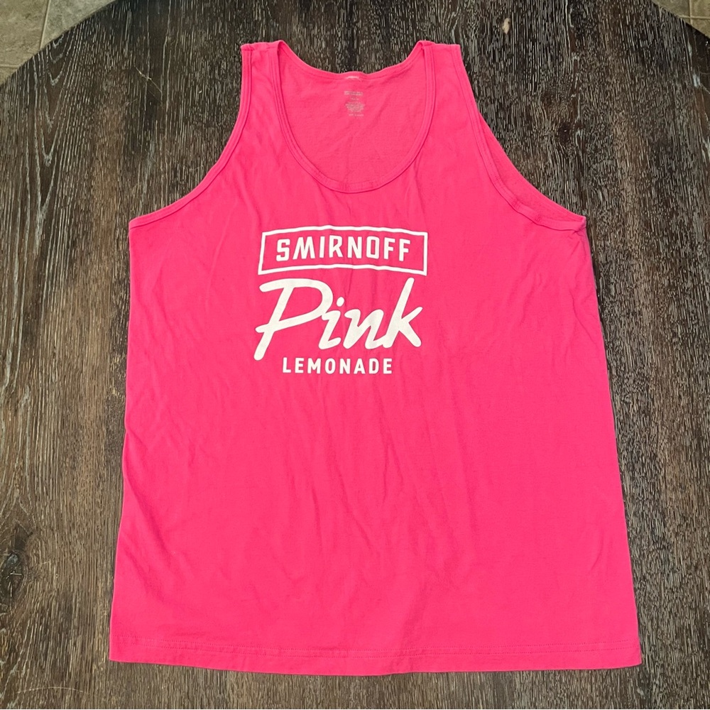 SMIRNOFF Pink Lemonade Tank Top Size L